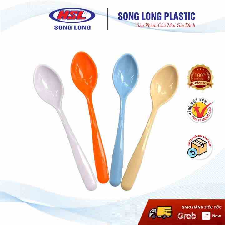 Thìa nhựa ăn cháo, ăn bột cho bé các cỡ -Song Long