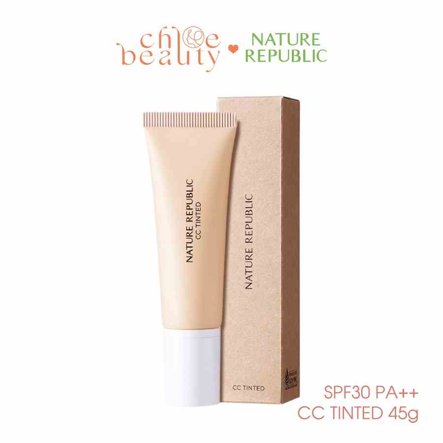 [Mã BMLTA35 giảm đến 35K đơn 99K] Kem trang điểm mỏng mịn NATURE REPUBLIC Nature Origin CC Tinted SPF30 PA++ 45g