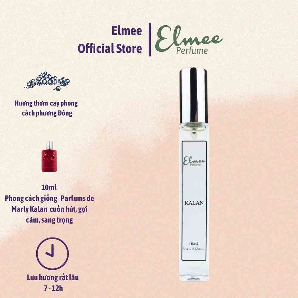 Nước hoa nam Kalan 10ml Elmee quyến rũ sang trọng hoàn hảo