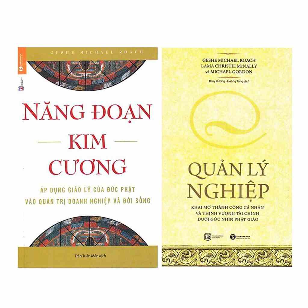 Sách - Combo Năng Đoạn Kim Cương + Quản Lý Nghiệp ( 2 cuốn ) Tặng Kèm Bookmark