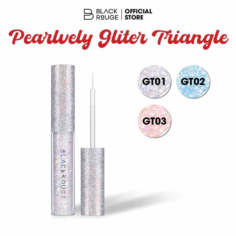 Nhũ Mắt Black Rouge Pearlvely I Glitter Triangle 15,7g