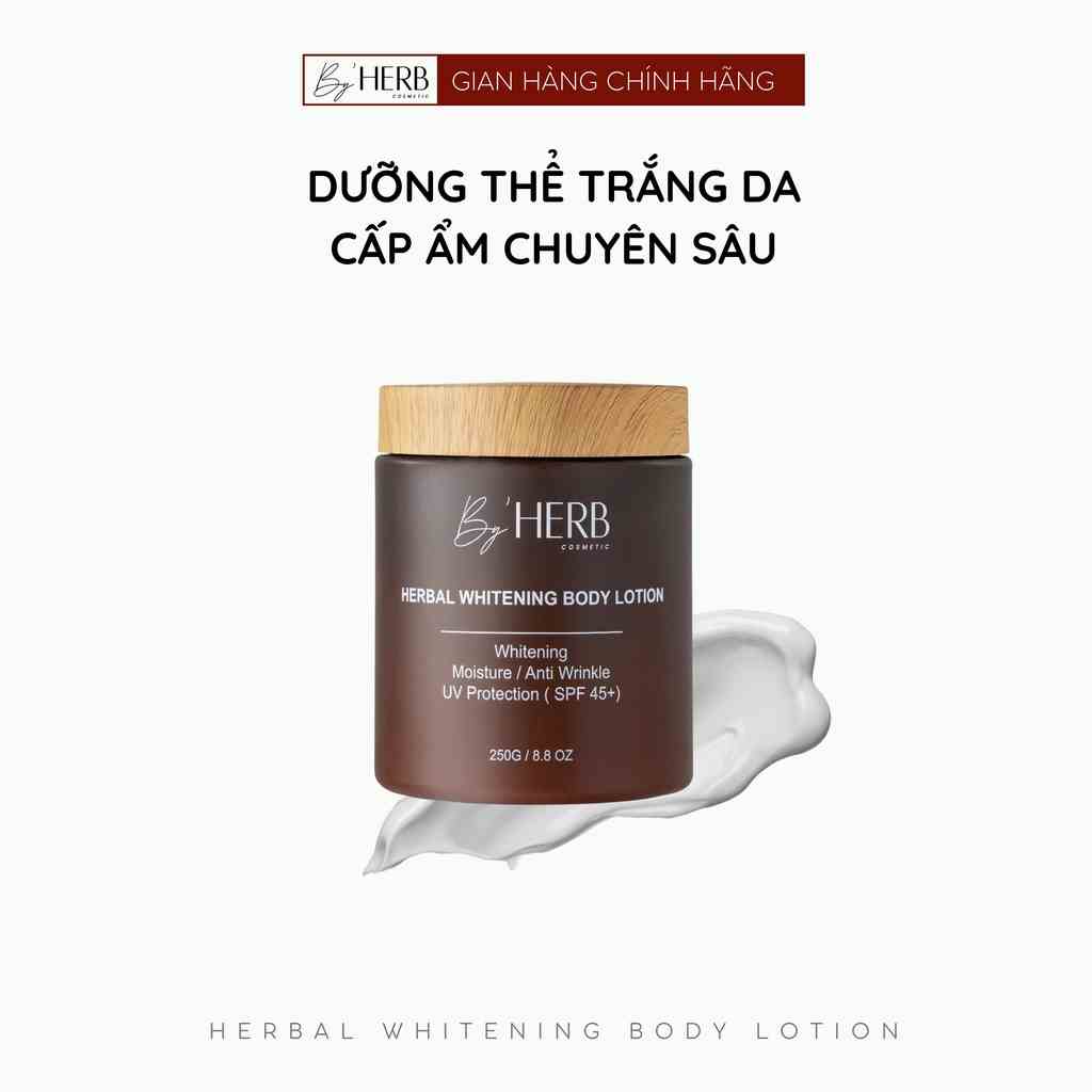 [Mã BMLTA35 giảm đến 35K đơn 99K] Kem Dưỡng Trắng Da Body - Herbal Whitening Body Lotion ByHERB 250g