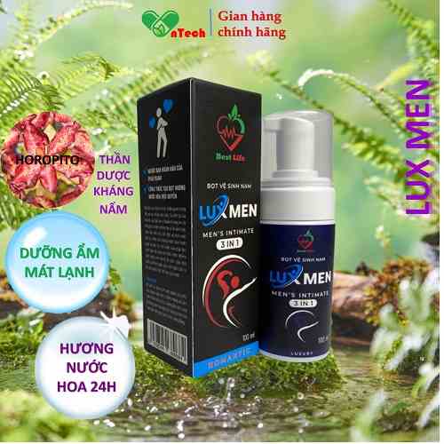 Bọt vệ sinh nam Best Life LUX MEN tạo bọt hương romantic lãng mạn chai 100 ml