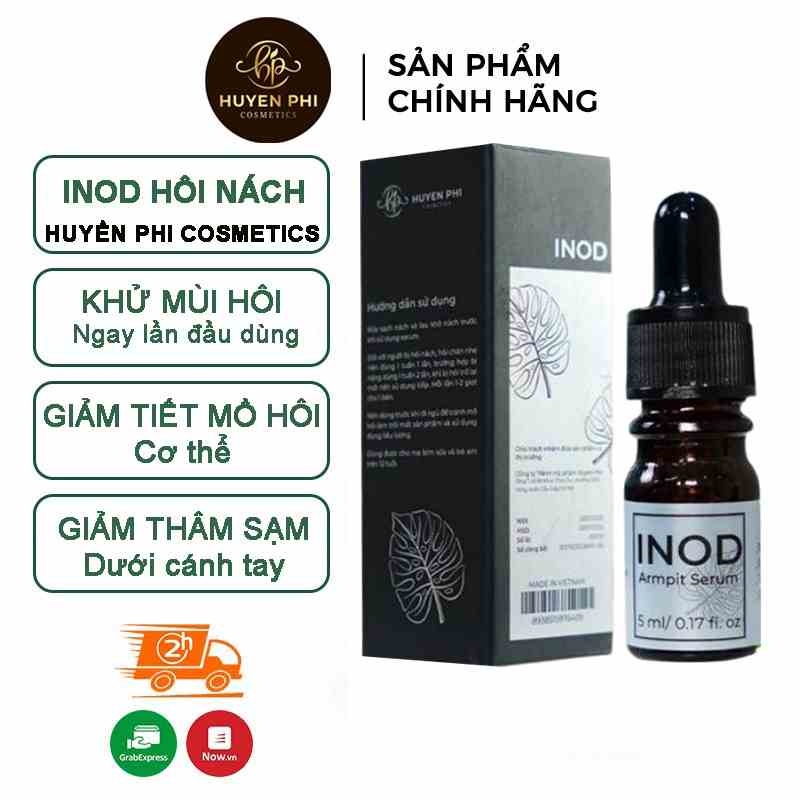 Triệt hôi nách Serum INOD Huyền Phi 5ml - hết mùi hôi nách, hôi chân, hôi cơ thể ngay từ lần đầu sử dụng