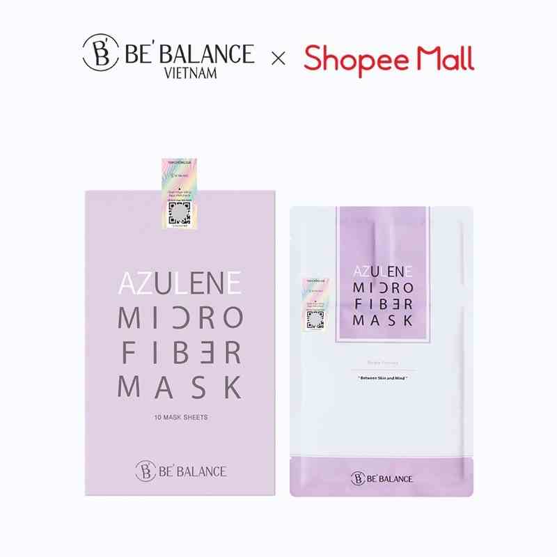 Mặt nạ BEBALANCE Azulene Micro Fiber Mask 1 hộp/10 miếng