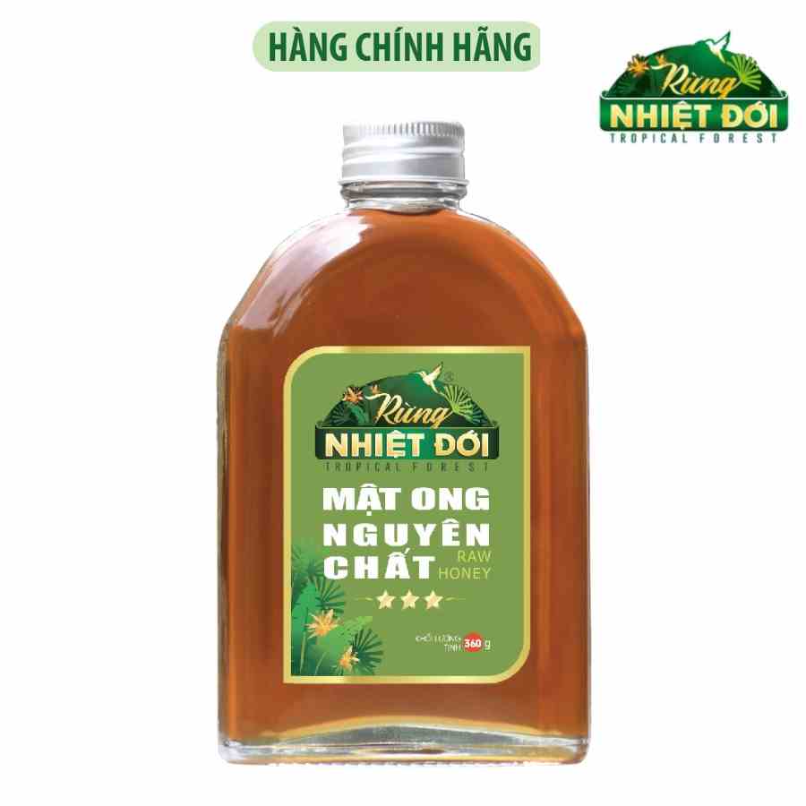 Mật ong Rừng Nhiệt Đới nguyên chất chai 360g/chai