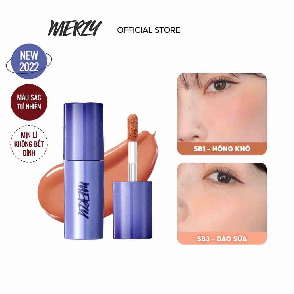 Má Hồng Dạng Lỏng Merzy Soft Touch Liquid Blusher 3g