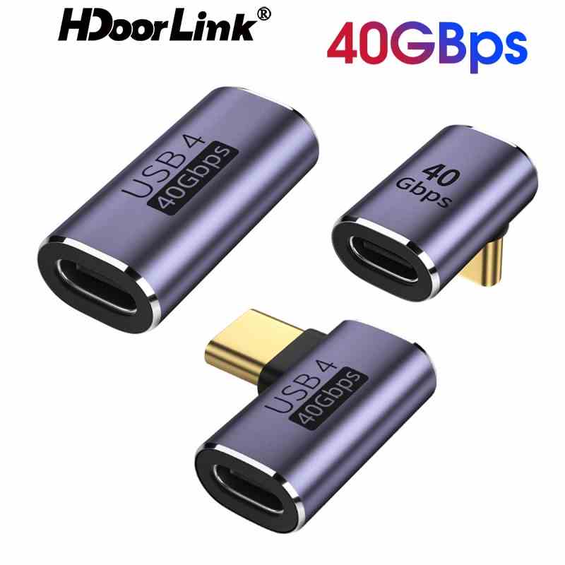 Đầu chuyển đổi cổng HDOORLINK từ Type C sang USB 4.0 40 Gbps OTG 3 8K@60Hz 100W 5A