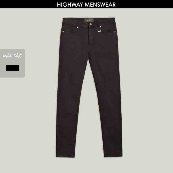 Quần jeans nam Skinny co giãn Highway (Menswear) Blake ghi mài