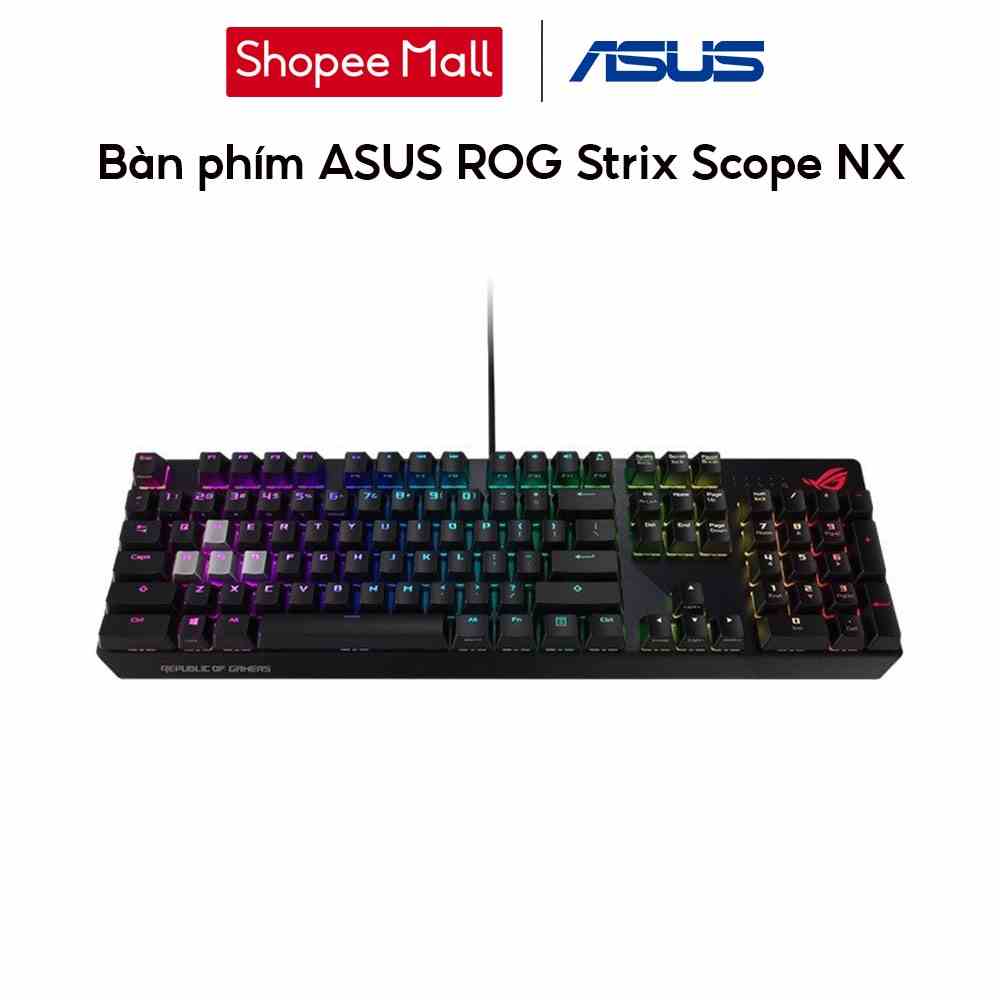 [Mã ELCL7 giảm 7% đơn 300K] Bàn phím ASUS ROG Strix Scope NX