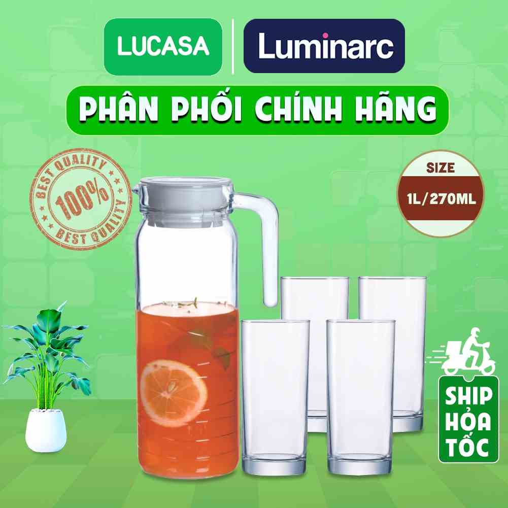 Bộ Bình Ly Thủy Tinh Luminarc Dona Circle Amsterdam 5 món - BL2277 | Phân Phối Chính Hãng