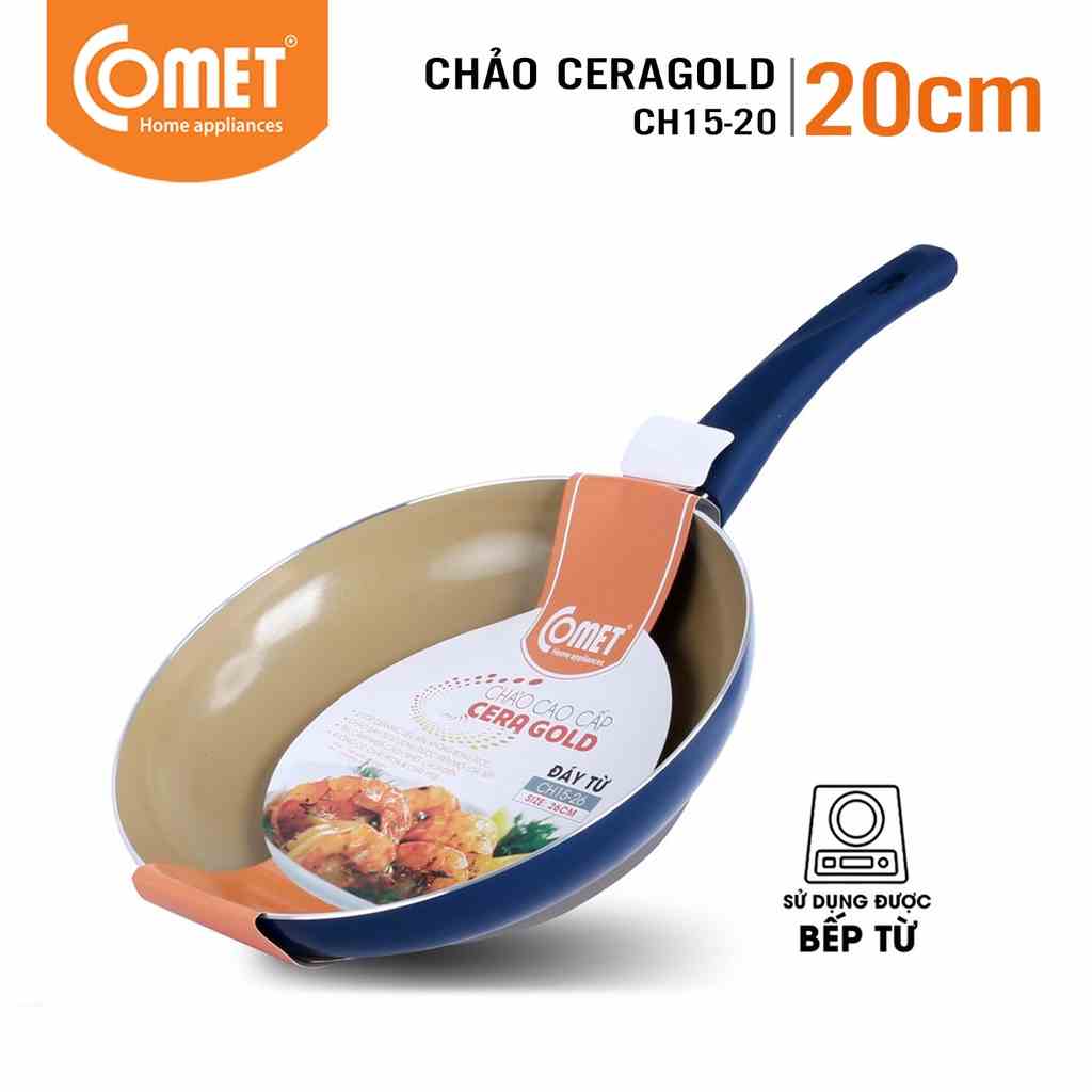 [LIFEMC11M2ADP -12% đơn 250K] Chảo từ chống dính cao cấp Ceragold Comet CH15-20