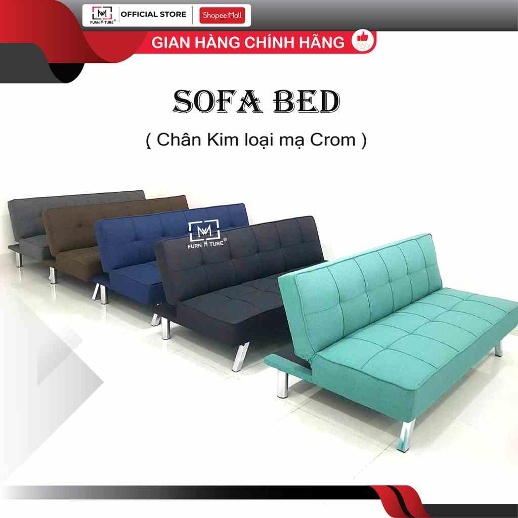 [Mã BMLT50 giảm đến 50K] Nowship 24h hcm - Sofa giường cao cấp 3 chức năng ngã và chân tháo lắp thương hiệu MW FURNITURE