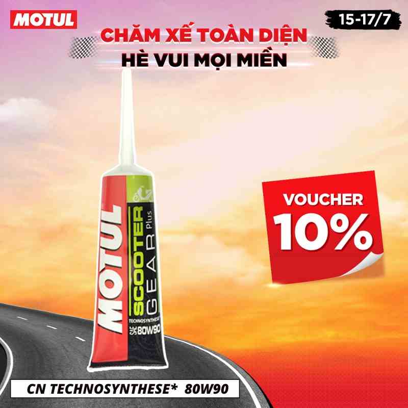 [Mã BMLTB35 giảm đến 35K đơn 99K] Dầu hộp số xe tay ga MOTUL SCOOTER GEAR PLUS 80W90 0.120L