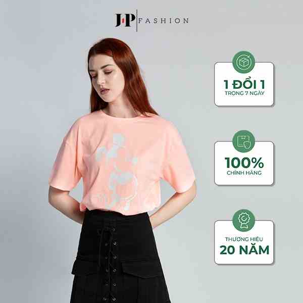 Áo thun nữ in hình tay ngắn J-P Fashion B 10207138 M CT6