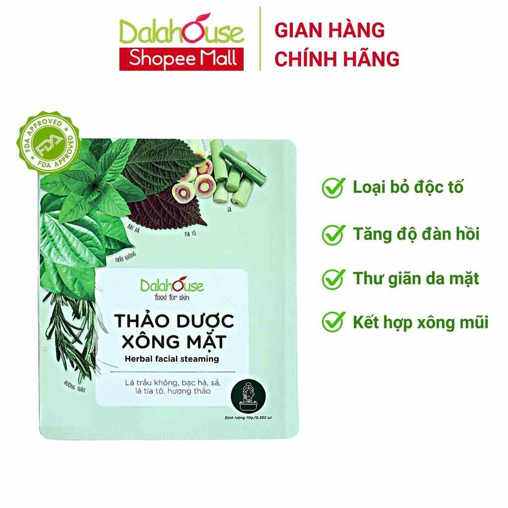 Thảo dược xông mặt Dalahouse 10g từ thiên nhiên