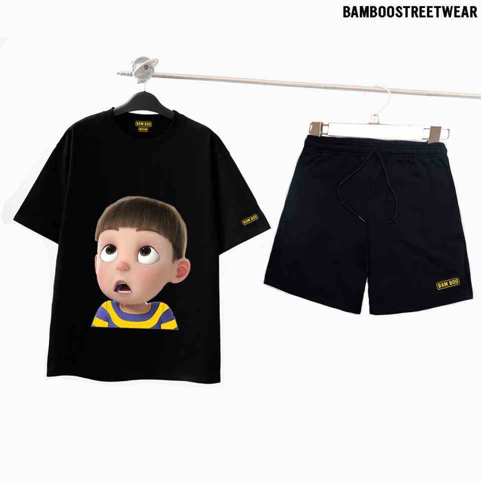 [Mã BMLTB35 giảm đến 35K đơn 99K] Bộ Thể Thao Nam Nữ BAMBOO BOY AMAZING Bộ Quần Áo thun Unisex BOY AMAZING (BỘ 66-67)