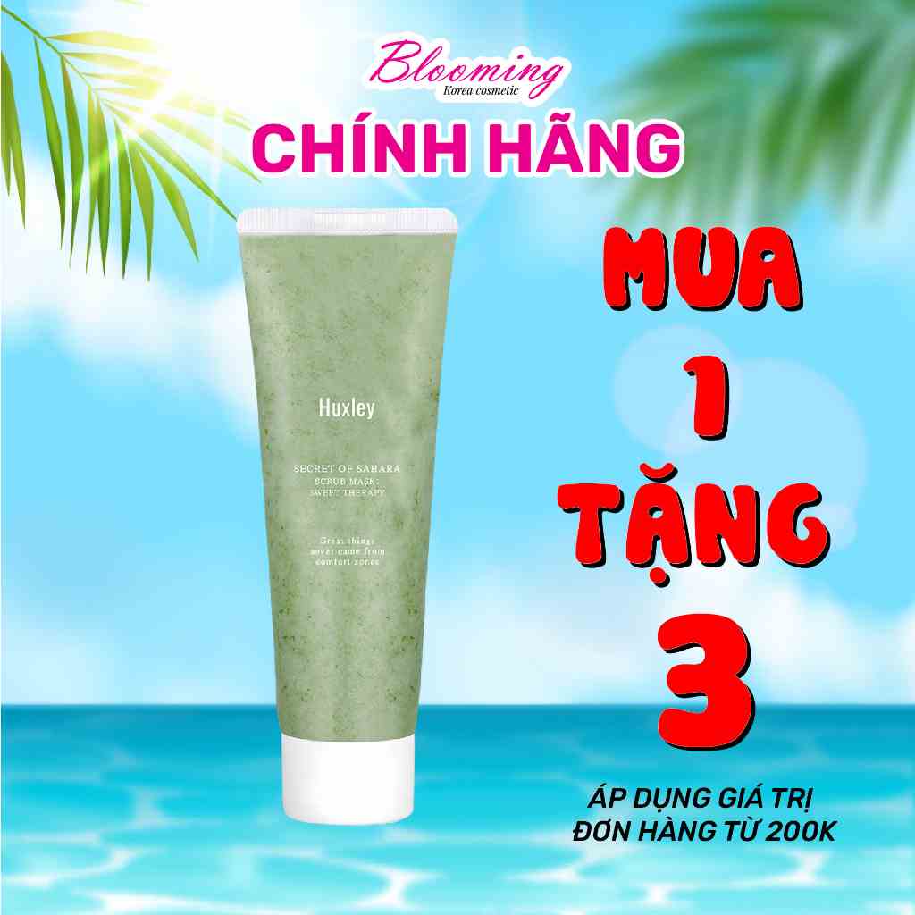 [Mã BMLTB35 giảm đến 35K đơn 99K] Mặt Nạ Tẩy Tế Bào Chết Huxley Scrub Mask - Sweet Therapy 30g