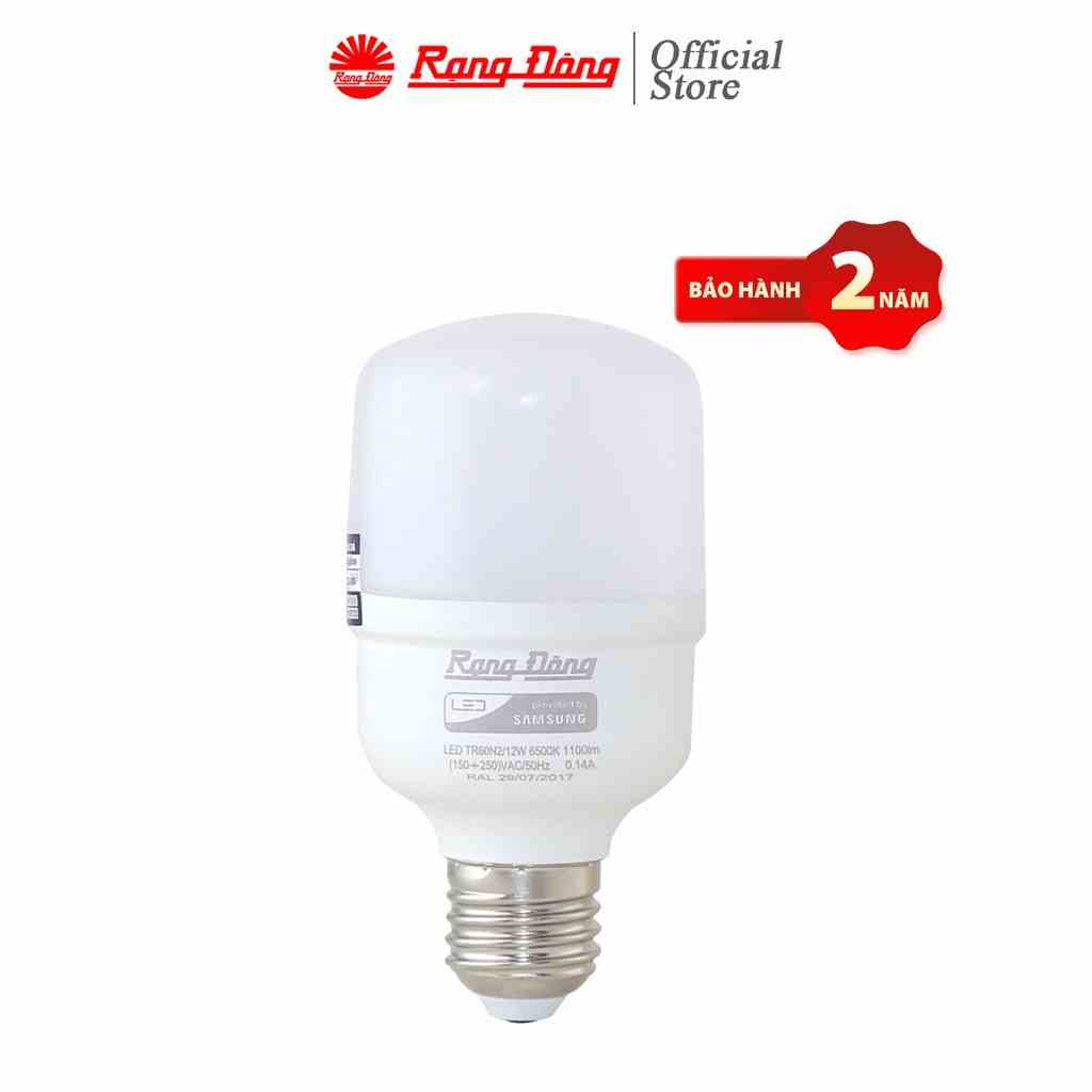 [Mã BMLTB200 giảm đến 100K đơn 499K] Bóng đèn LED BULB Trụ 10W/12W/14W Rạng Đông