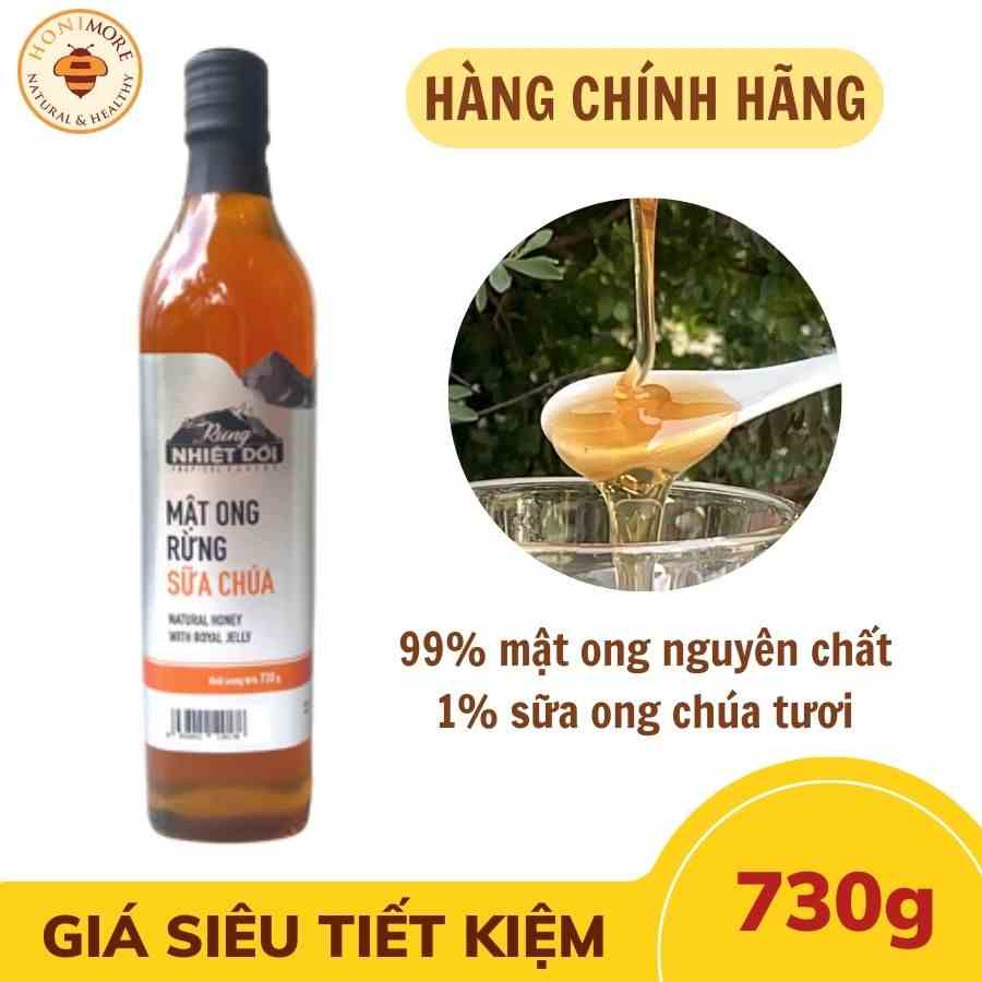 Mật ong rừng sữa chúa – Rừng Nhiệt Đới 730g/chai- mật ong nguyên chất, tăng đề kháng