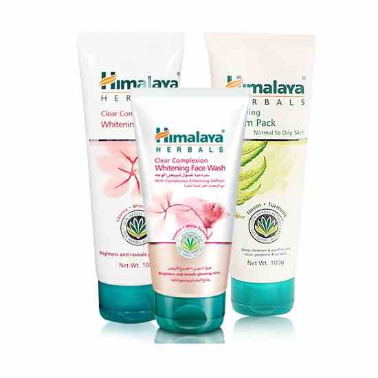 Bộ sản phẩm dưỡng sáng da Himalaya Face wash 100ml + Face Scrub 100ml + Face Pack 100ml