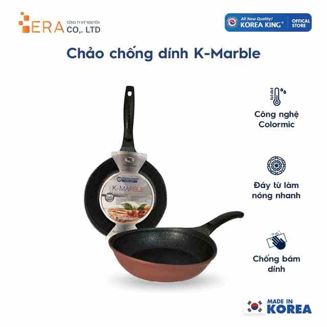 [Mã BMLTA35 giảm đến 35K đơn 99K] Chảo Chống Dính Korea King KW - 28CI (28cm)