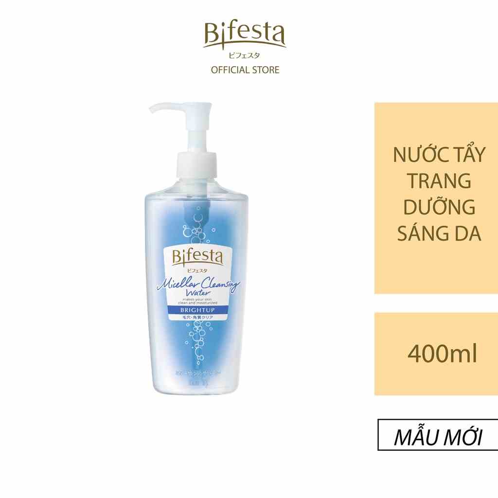 [Mã BMLTB200 giảm đến 100K đơn 499K] Nước tẩy trang sáng da BIFESTA Micellar Cleasinng Water Brightup 400ml/chai