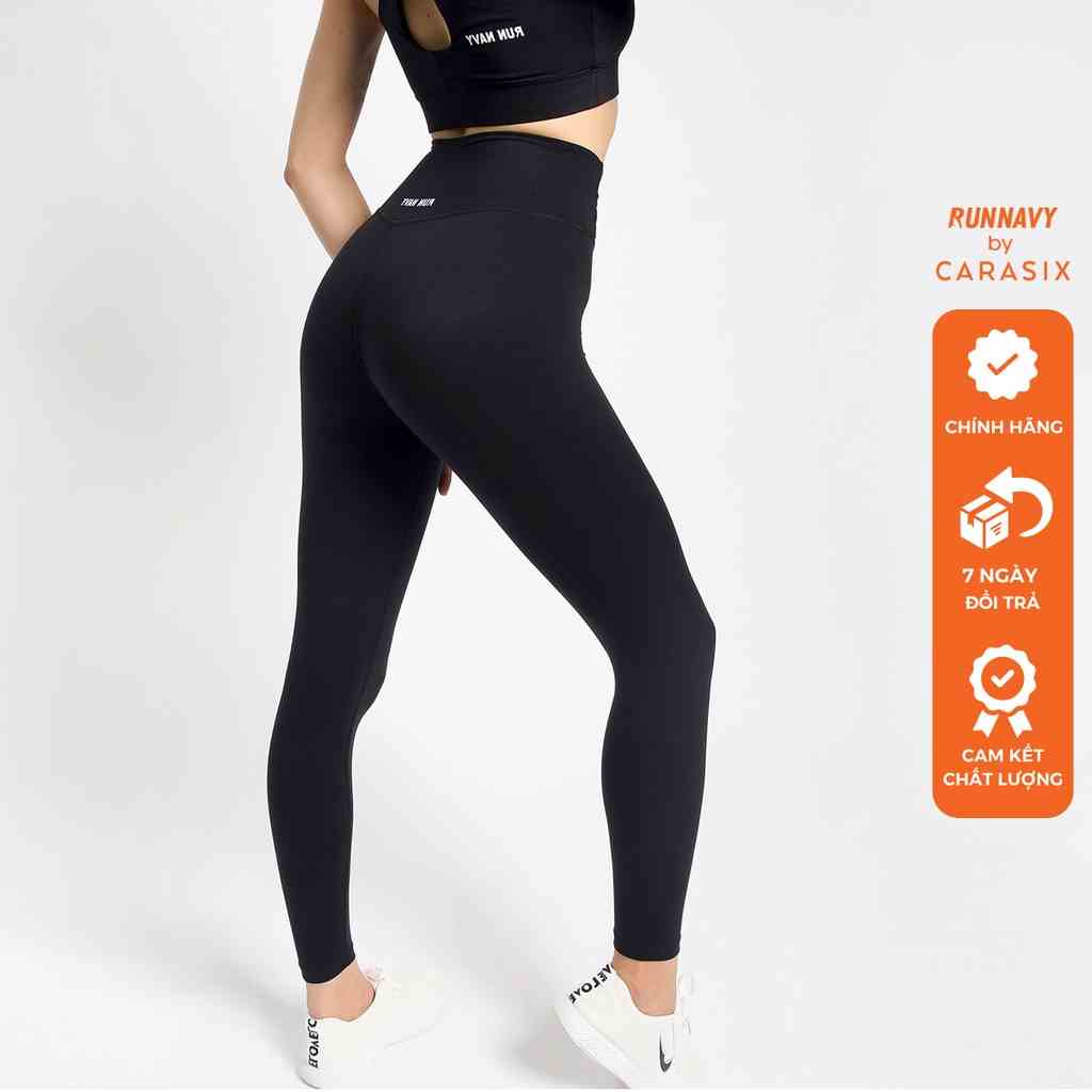 Quần tập gym yoga legging nữ cạp cao WLF18 Eco-friend, nâng mông tôn dáng, vải thấm hút khô thoáng