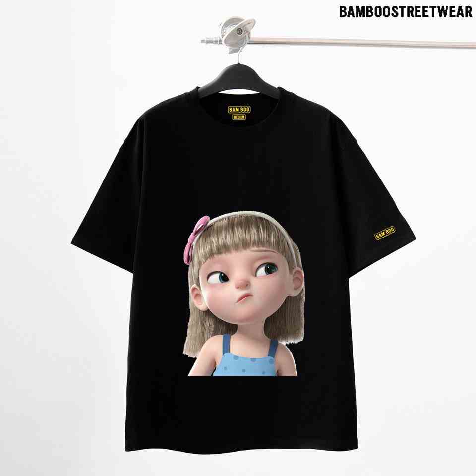 Áo Thun BAD GIRL BamBoostreetwear Form Rộng (46-47)