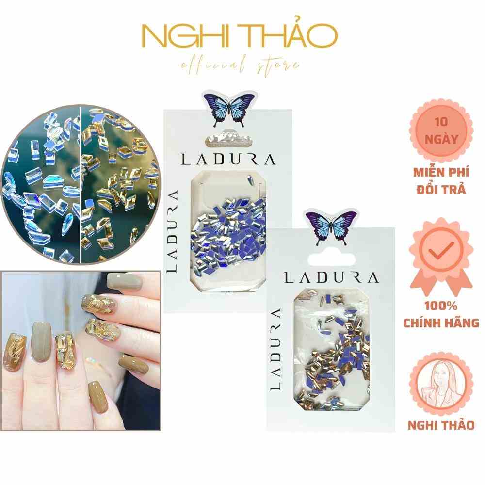 Đá khối nail chân bằng mix 100 viên size nhỏ