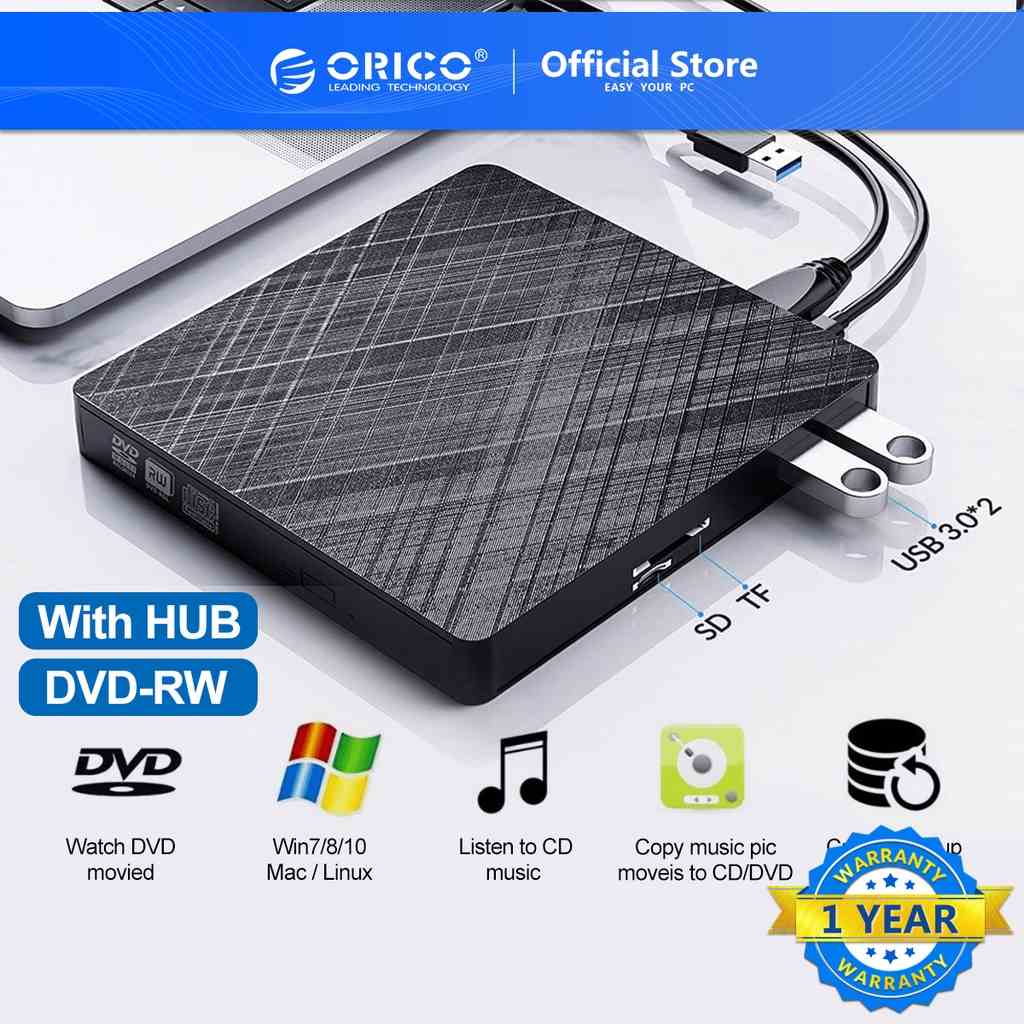 Ổ Đĩa Ngoài Usb 3.0 ORICO Hỗ Trợ Thẻ TF SD Chowindow 7 / 8 / 10 (XD008)