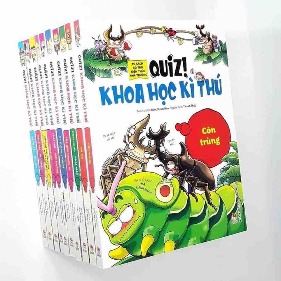 [Mã LIFEMALL995 giảm 10% đơn 99K] Sách - Quiz! Khoa học kì thú - phần 2 - 10 cuốn lẻ