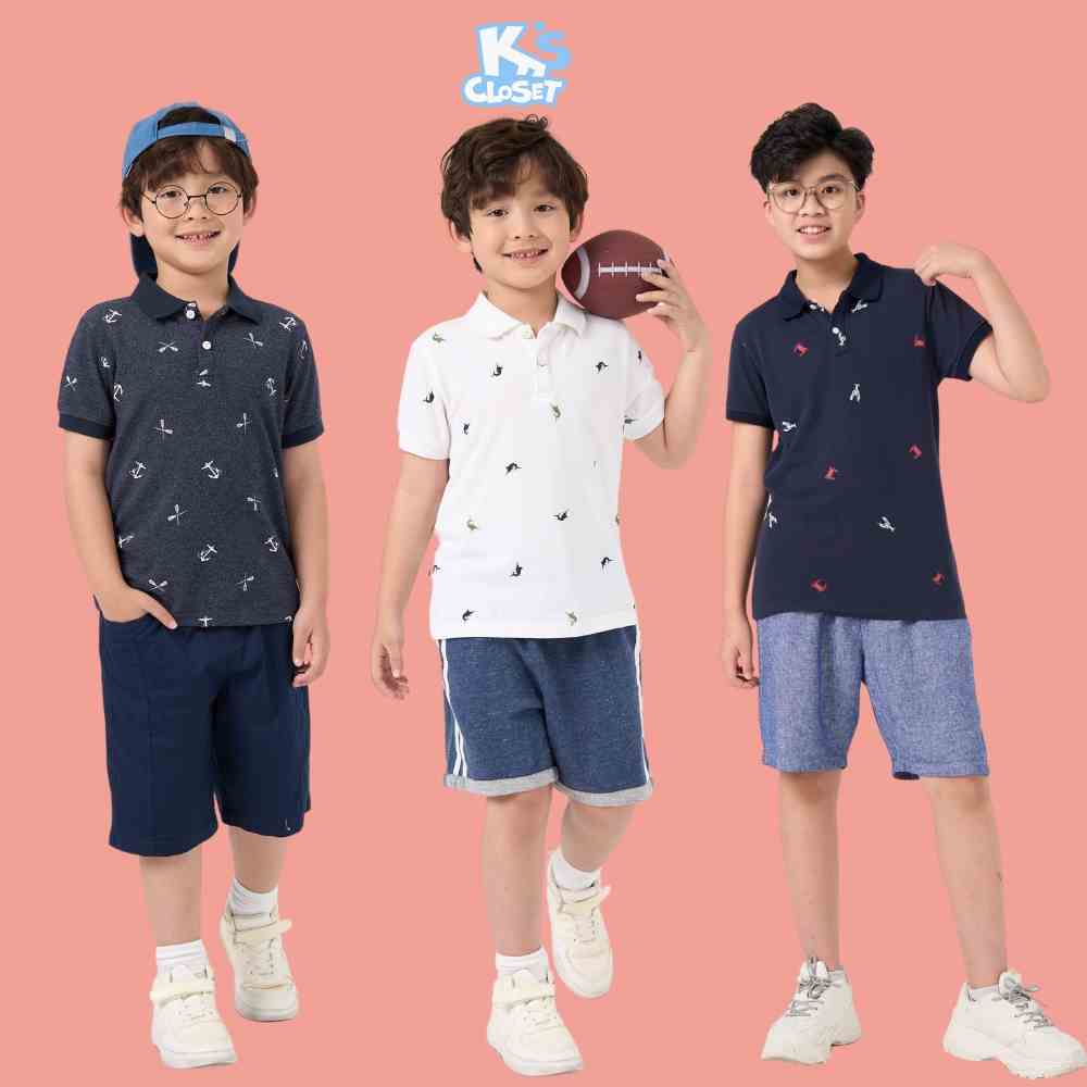 Áo Polo trẻ em KS CLOSET chất vải mềm mịn, thoáng khí, kiểu dáng năng động KT23THS/ KT17TWS/ KT91TWS/ E120ONS TMĐT