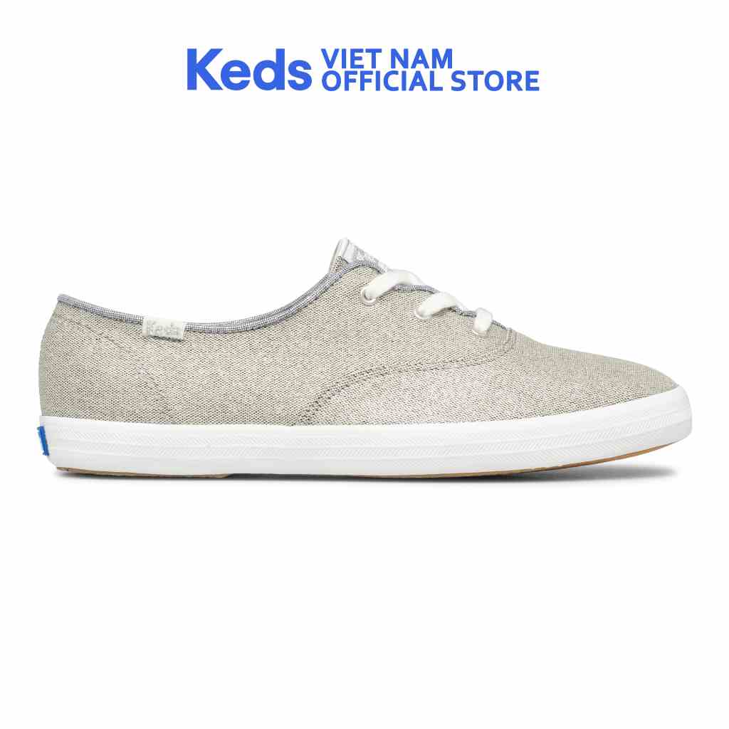 Giày Keds Nữ- Champion Wave Canvas Siliver- KD066524