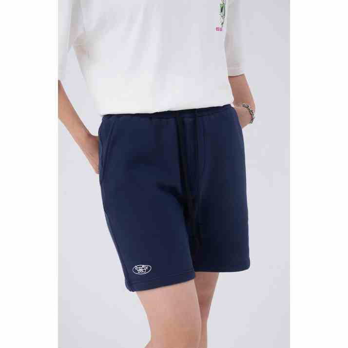 Quần Short BOO Unisex Dáng Rộng In Logo BOO Vải Nỉ Cao Cấp