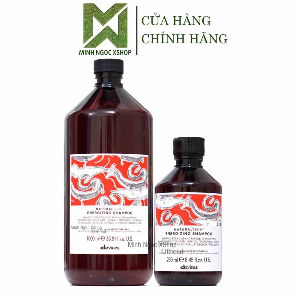 Dầu gội chống rụng tóc Davines Naturaltech Energizing Shampoo 250ML - 1000ML