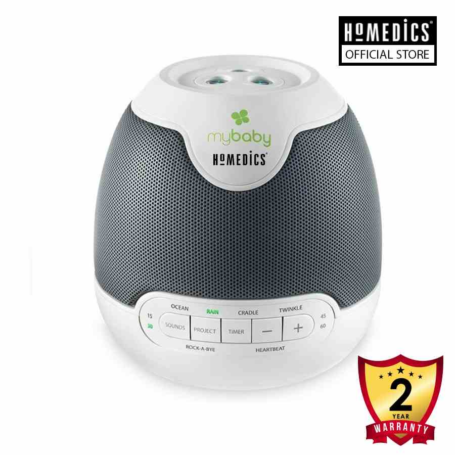 [Mã BMLTB200 giảm đến 100K đơn 499K] Máy ru ngủ kèm máy chiếu ánh sáng Homedics MYB-S305C - Hàng chính hãng