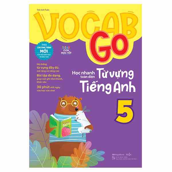 [Mã BMTTC60K giảm đến 60K đơn 50K] Sách - Vocab Go Học nhanh toàn diện từ vựng Tiếng Anh 5 MEGATH9525