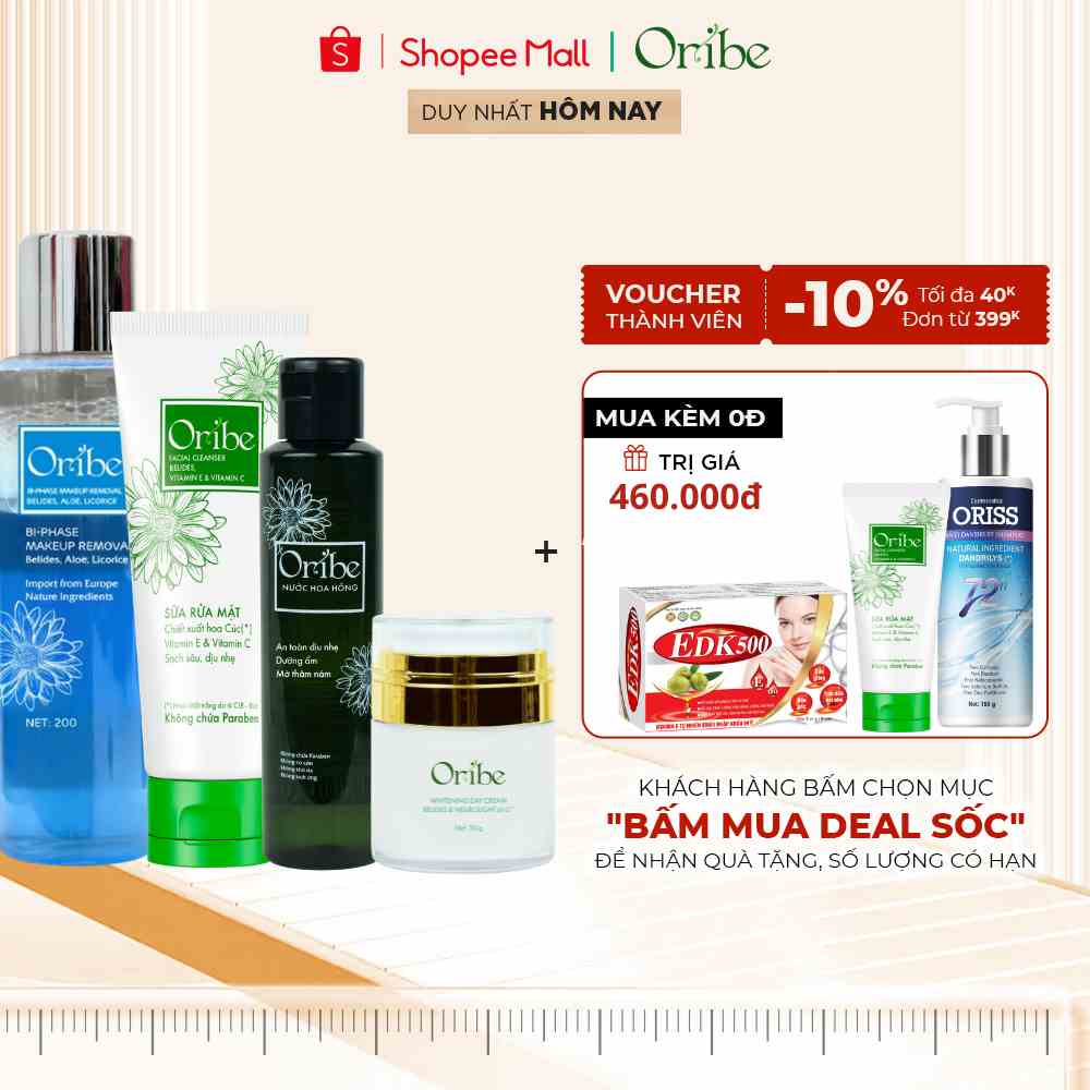 [VOUCHER 50K ĐƠN 0Đ] Bộ Quà Dưỡng Da Và Làm Sạch Oribe Phiên Bản Đặc Biệt - 500g