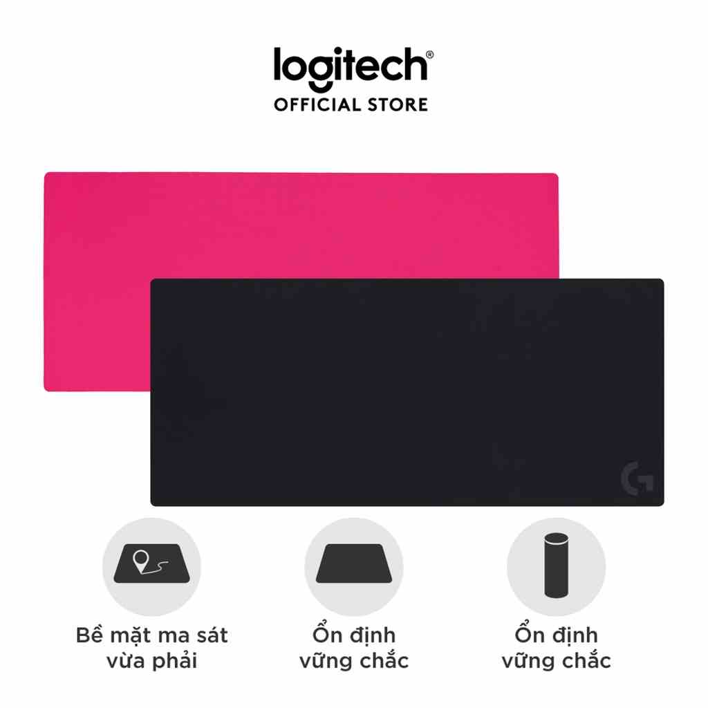 [Mã ELCL7 giảm 7% đơn 300K] Bàn di chuột cỡ lớn Logitech G840 XL - Bề mặt điều chỉnh hiệu suất, Đế cao su ổn định