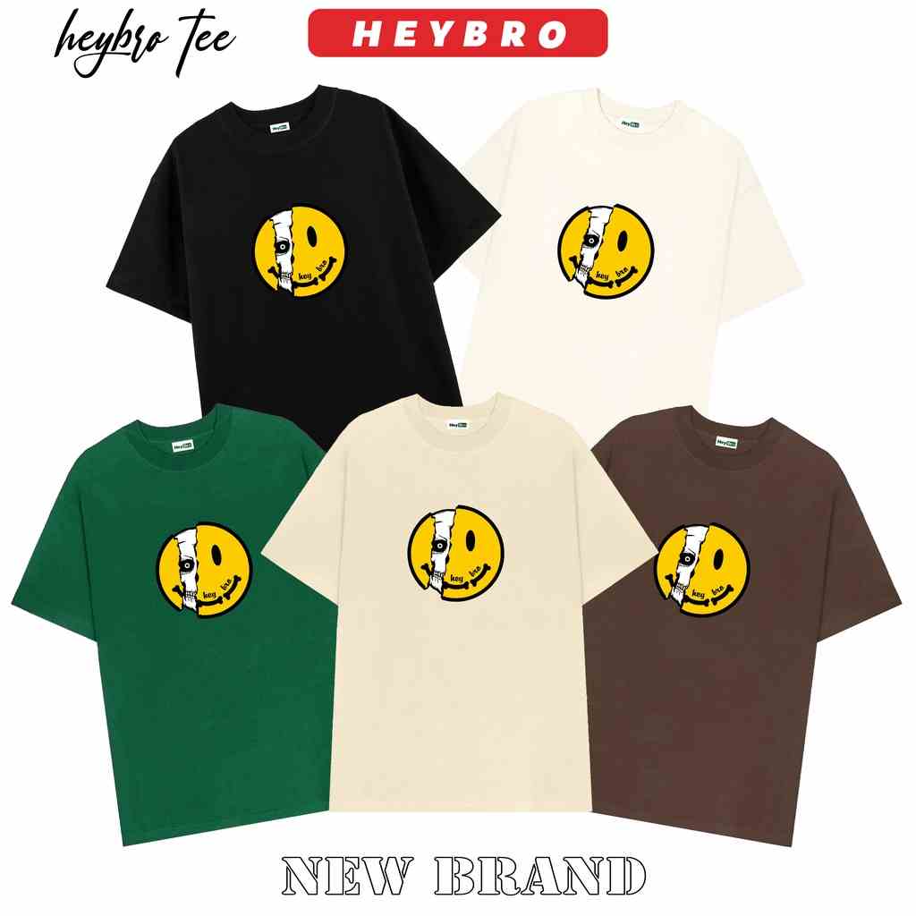 [Mã BMLTB35 giảm đến 35K đơn 99K] Áo thun nam nữ unisex tay lỡ form rộng oversize Local Brand HEYBRO / ICON