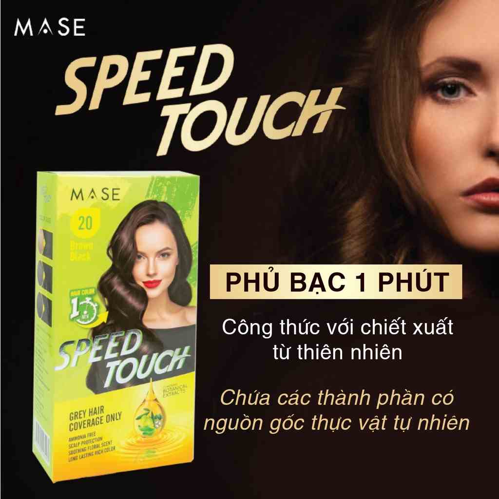 [Mã BMLTB35 giảm đến 35K đơn 99K] Thuốc Nhuộm Tóc Phủ Bạc Speed Touch 1 Phút