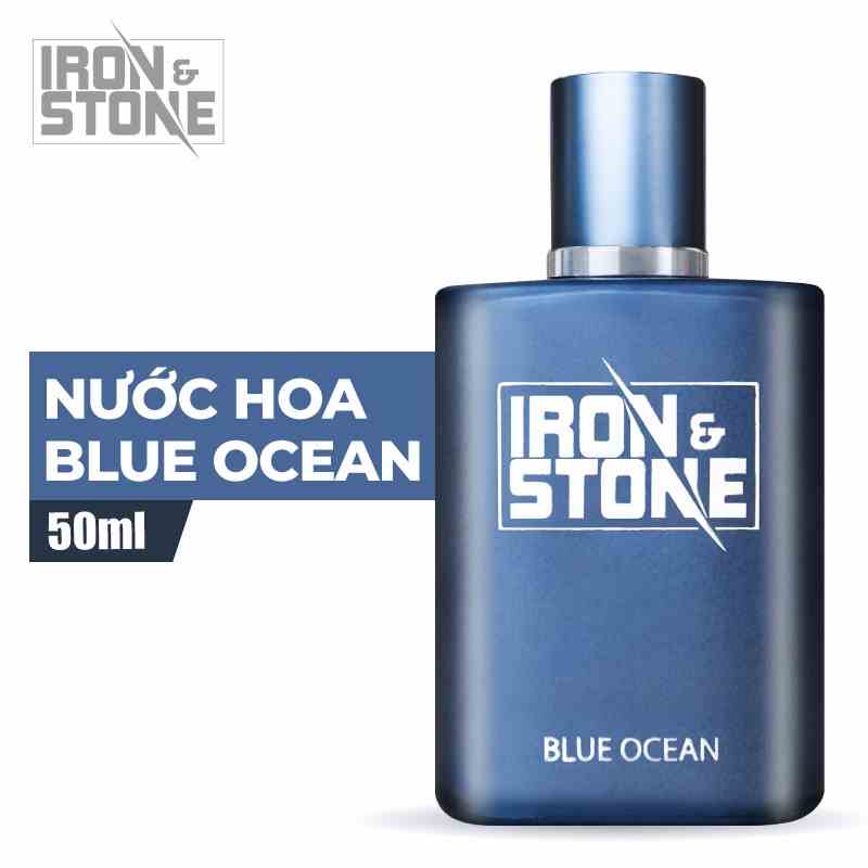 [Mã BMLTB35 giảm đến 35K đơn 99K] Nước hoa IRON & STONE Blue Ocean 50ml Z2002 - Dành cho nam