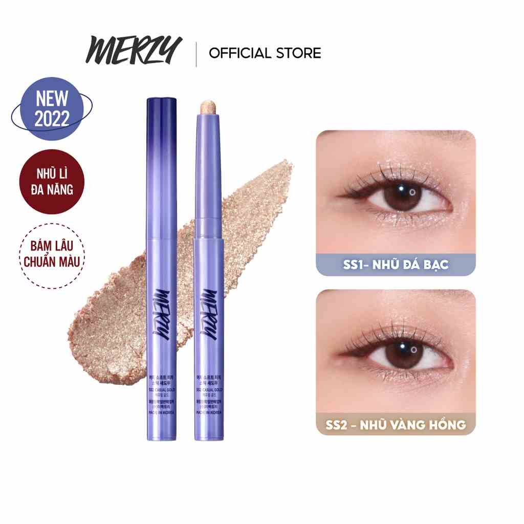 Nhũ Mắt Merzy Soft Touch Stick Shadow 0.9g