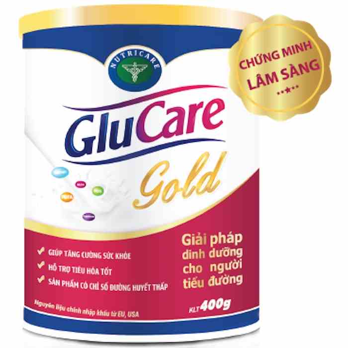 [Mã BMLTA35 giảm đến 35K đơn 99K] Sữa bột Nutricare Glucare Gold dinh dưỡng cho người tiểu đường (400g)