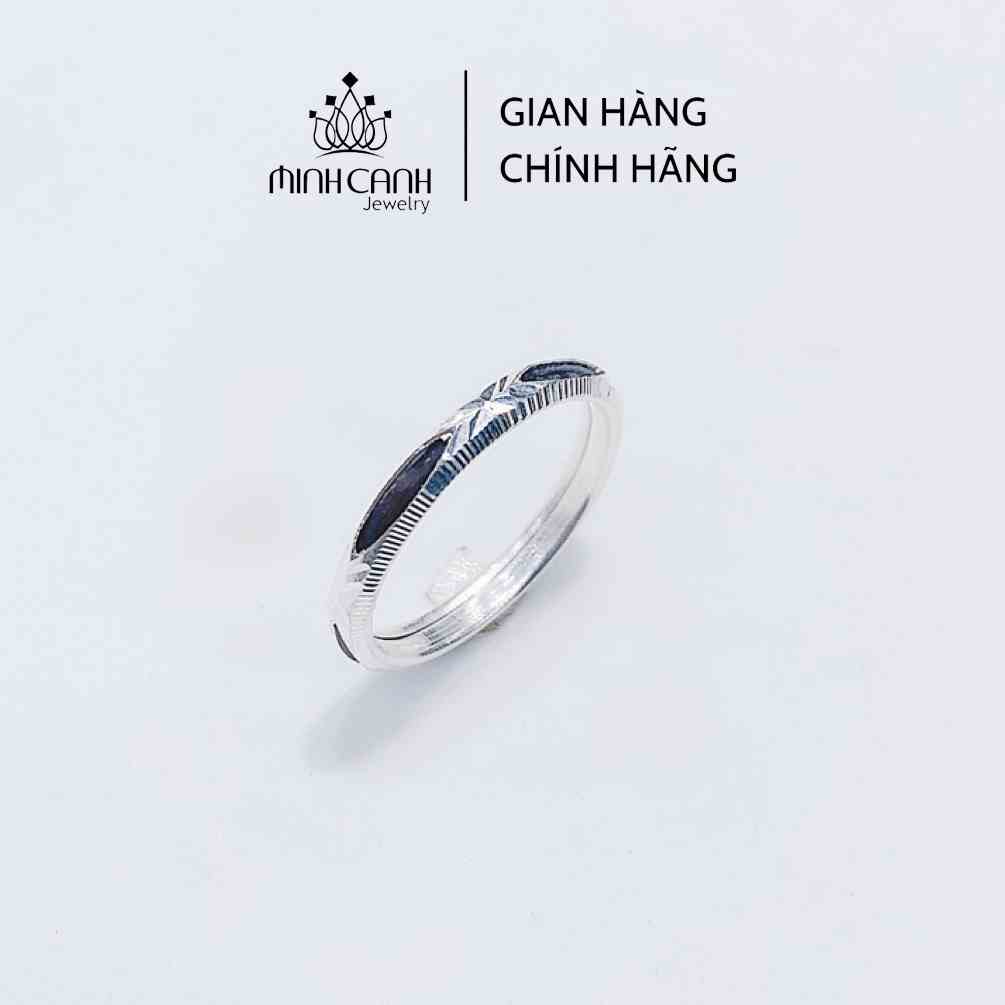 Nhẫn Bạc Lông Voi Nhân Tạo Minh Canh Jewelry