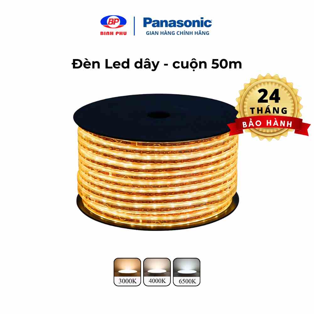 Đèn Led dây Striplight Panasonic 3 màu (Ấm 3000K, Trung tính 4000K, Trắng 6500K) Chống nước IP65