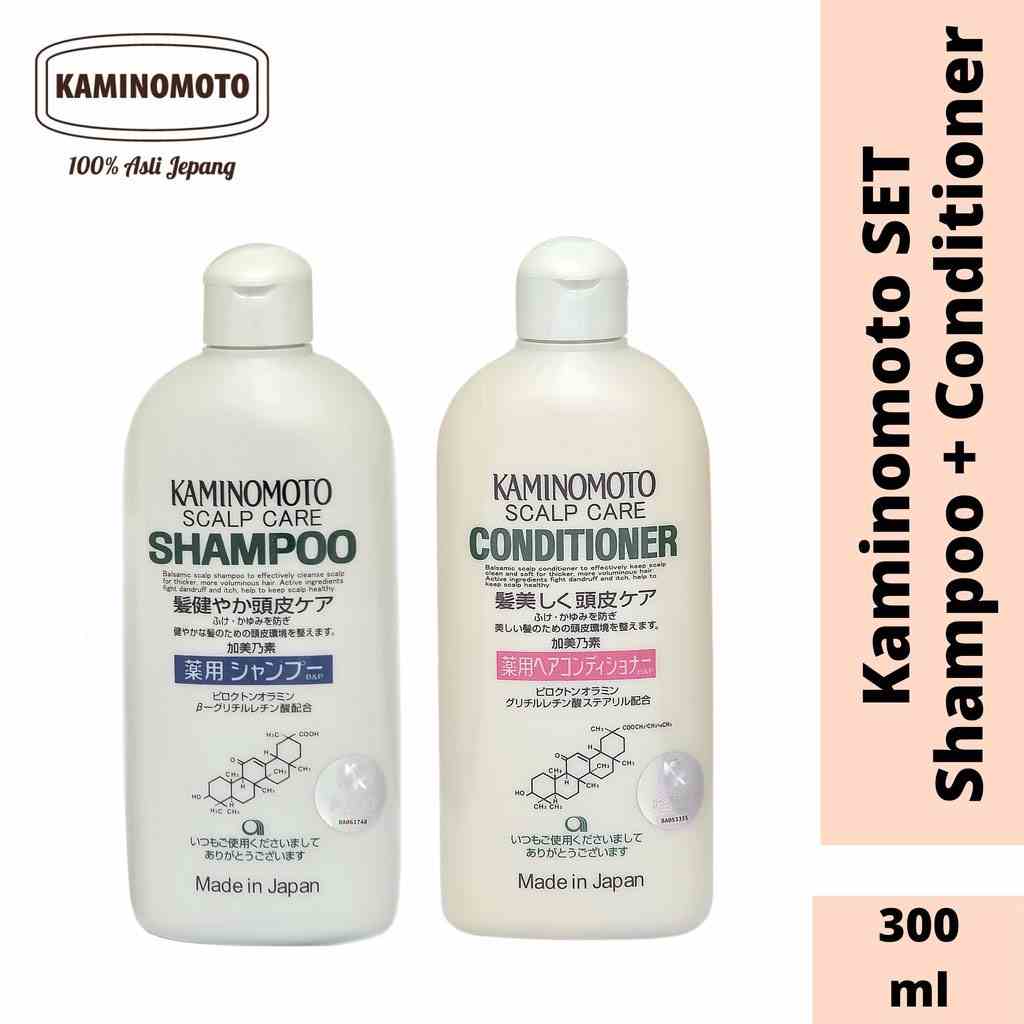 [Mã BMLTA35 giảm đến 35K đơn 99K] Combo Gội Xả Kaminomoto Scalp Care