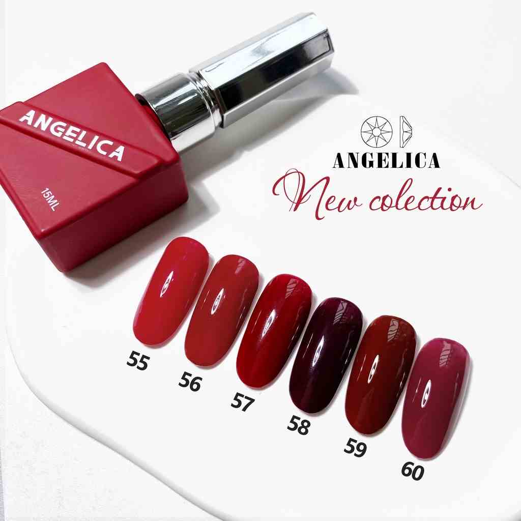 Sơn gel đỏ lẻ màu ANGELICA SGA