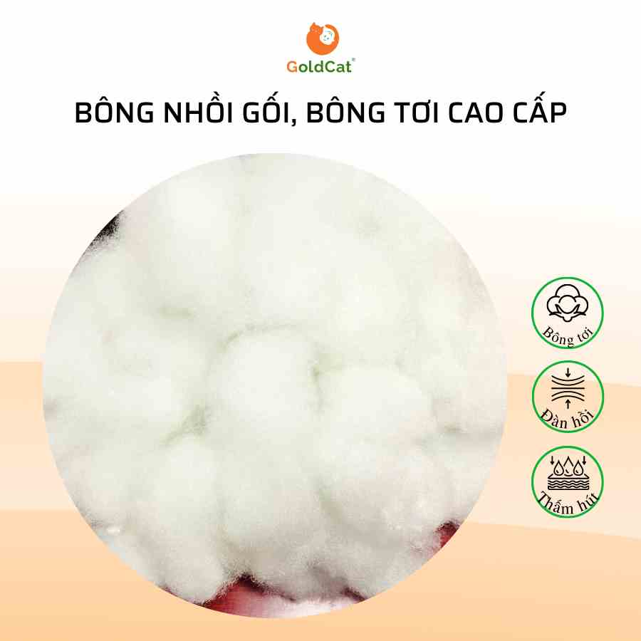 Bông Nhồi Gối, Nhồi Thú, Tơi Xốp Cao Cấp loại 1 GoldCat.